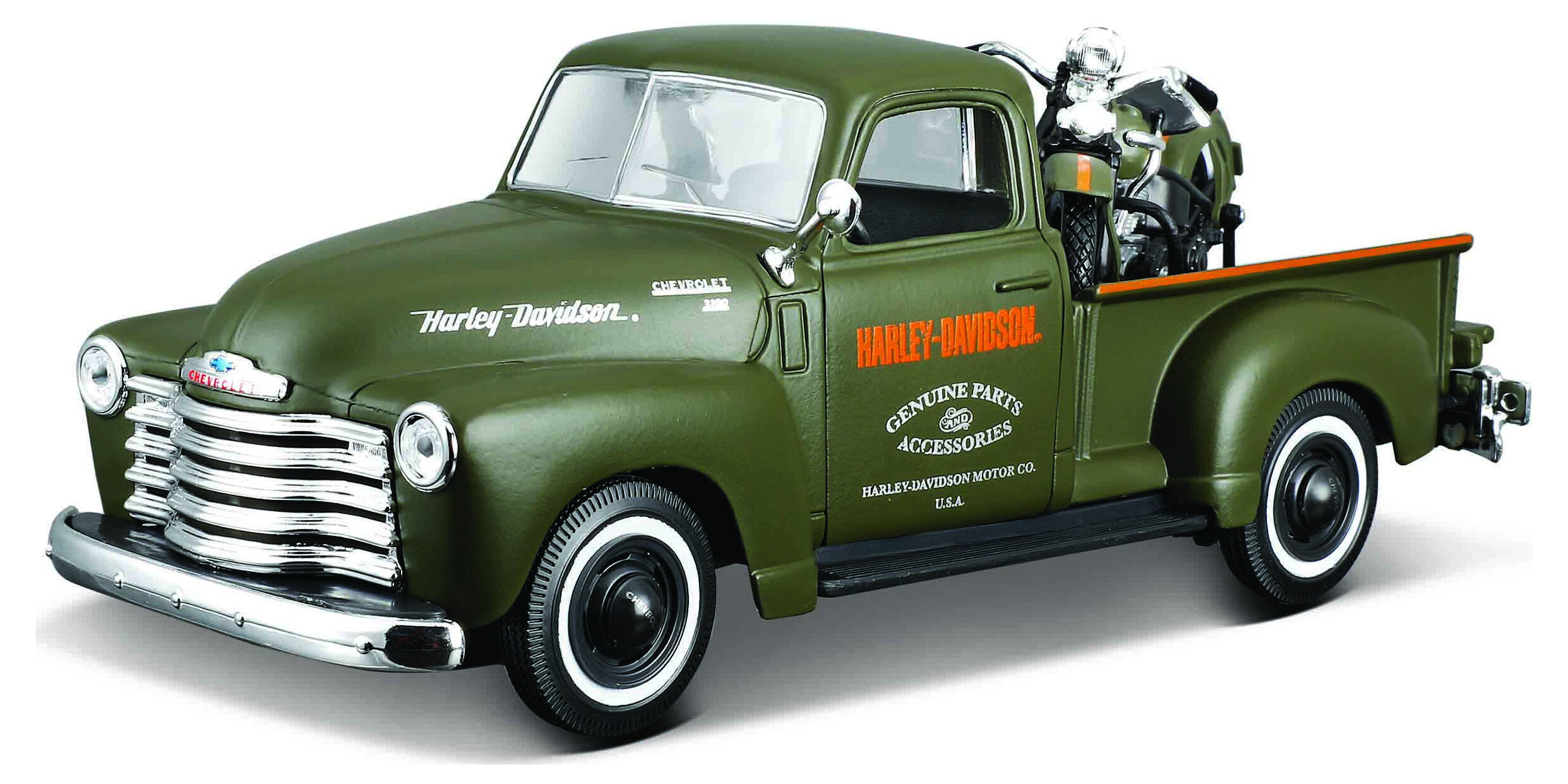 Chevrolet 3100  1950 Pickup, 1936 EL Knucklehead HD