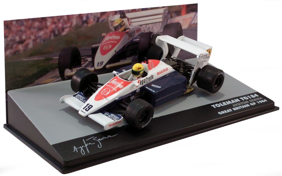 TOLEMAN TG184 #19 AYRTON SENNA P9 GREAT BRITAIN GP 1984