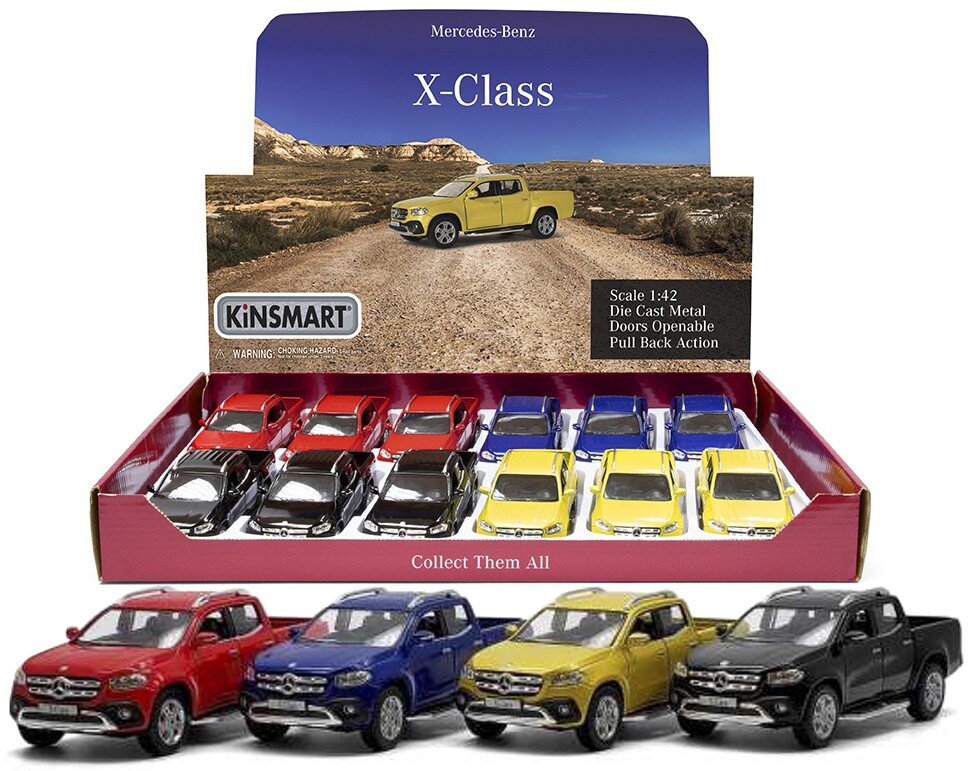 Mercedes Benz X-CLASS PICK UP 12st. in tray 4 colors