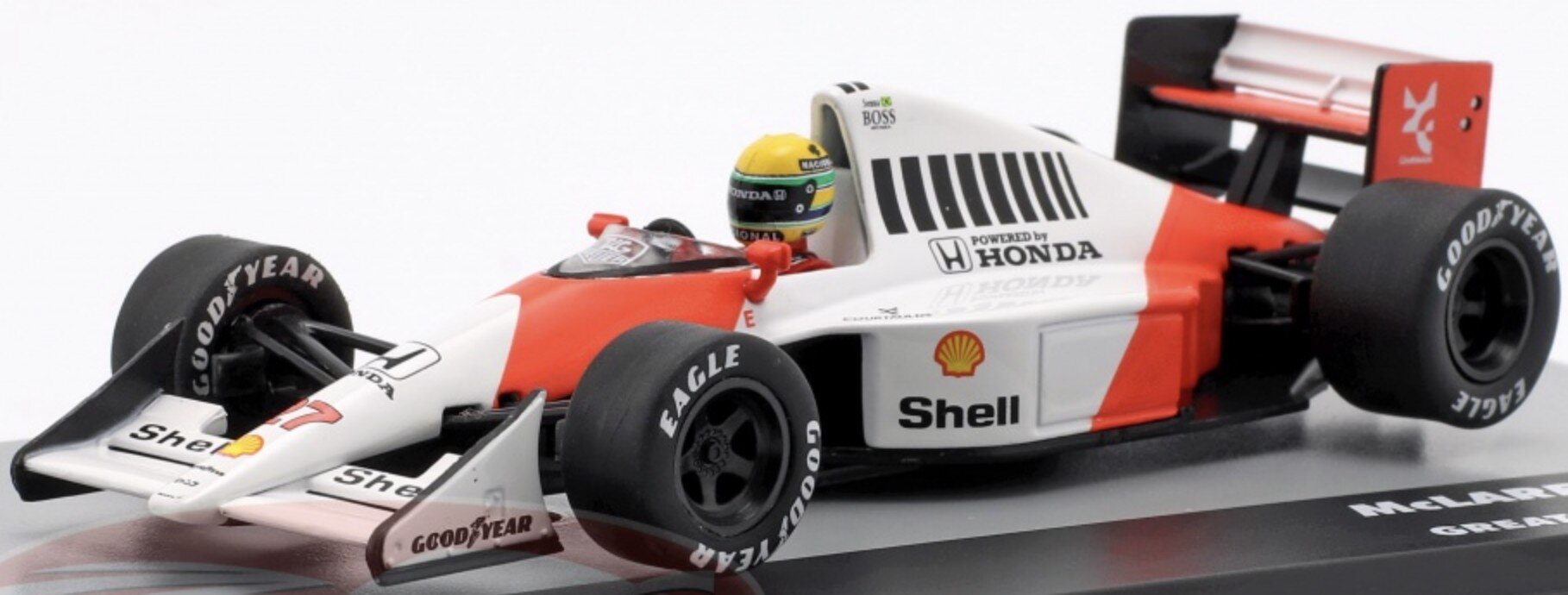 Mclaren MP4/5B #27 AYRTON SENNA GREAT BRITAIN GP 1990