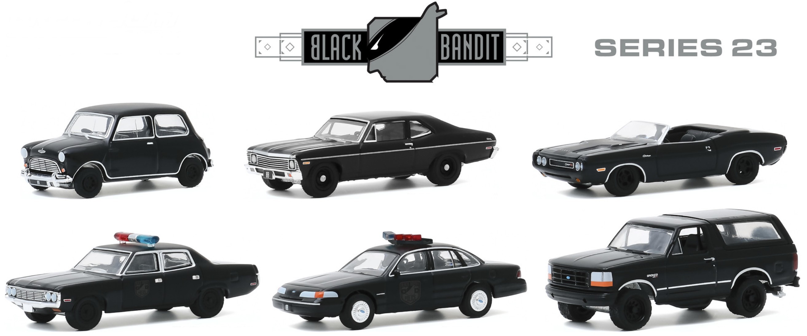 BLACK BANDIT SERIES 23 - 6 CAR SET