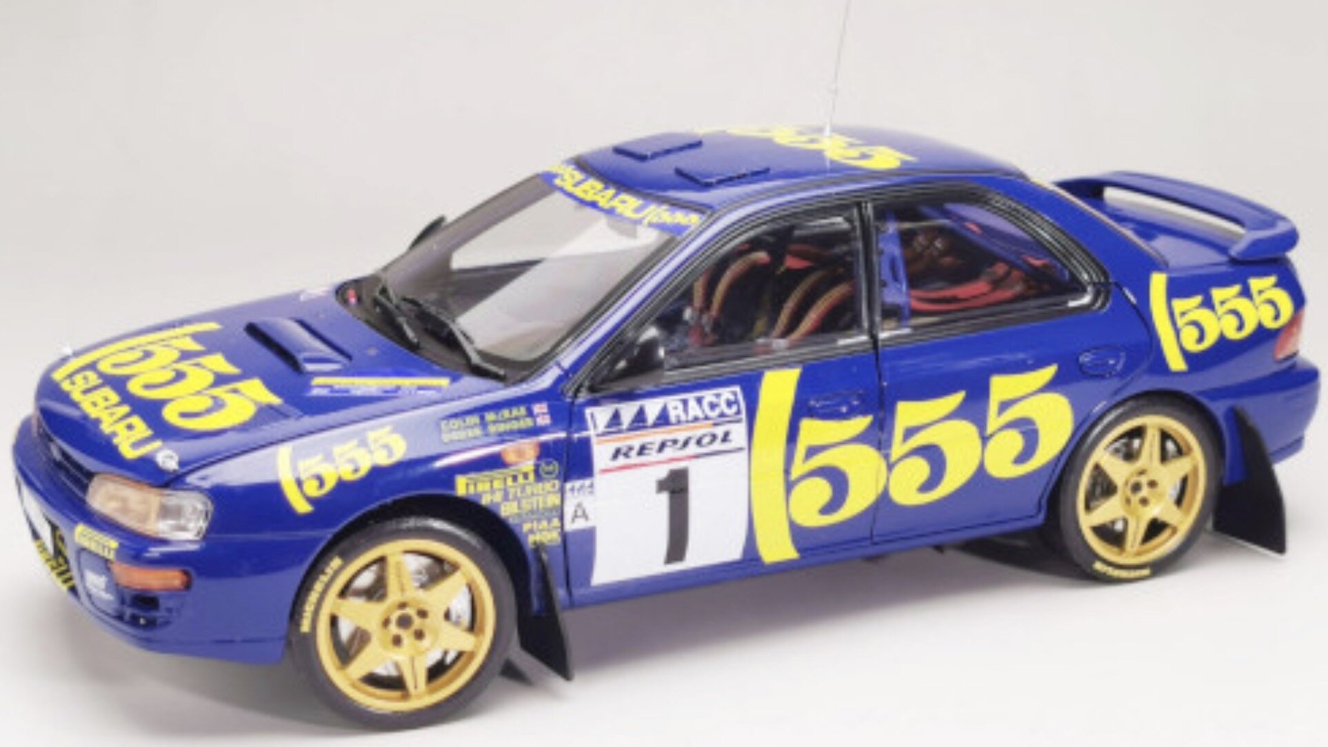 Subaru IMPREZA 555 #1 COLIN/DEREK RALLY CATALUNYA 1996