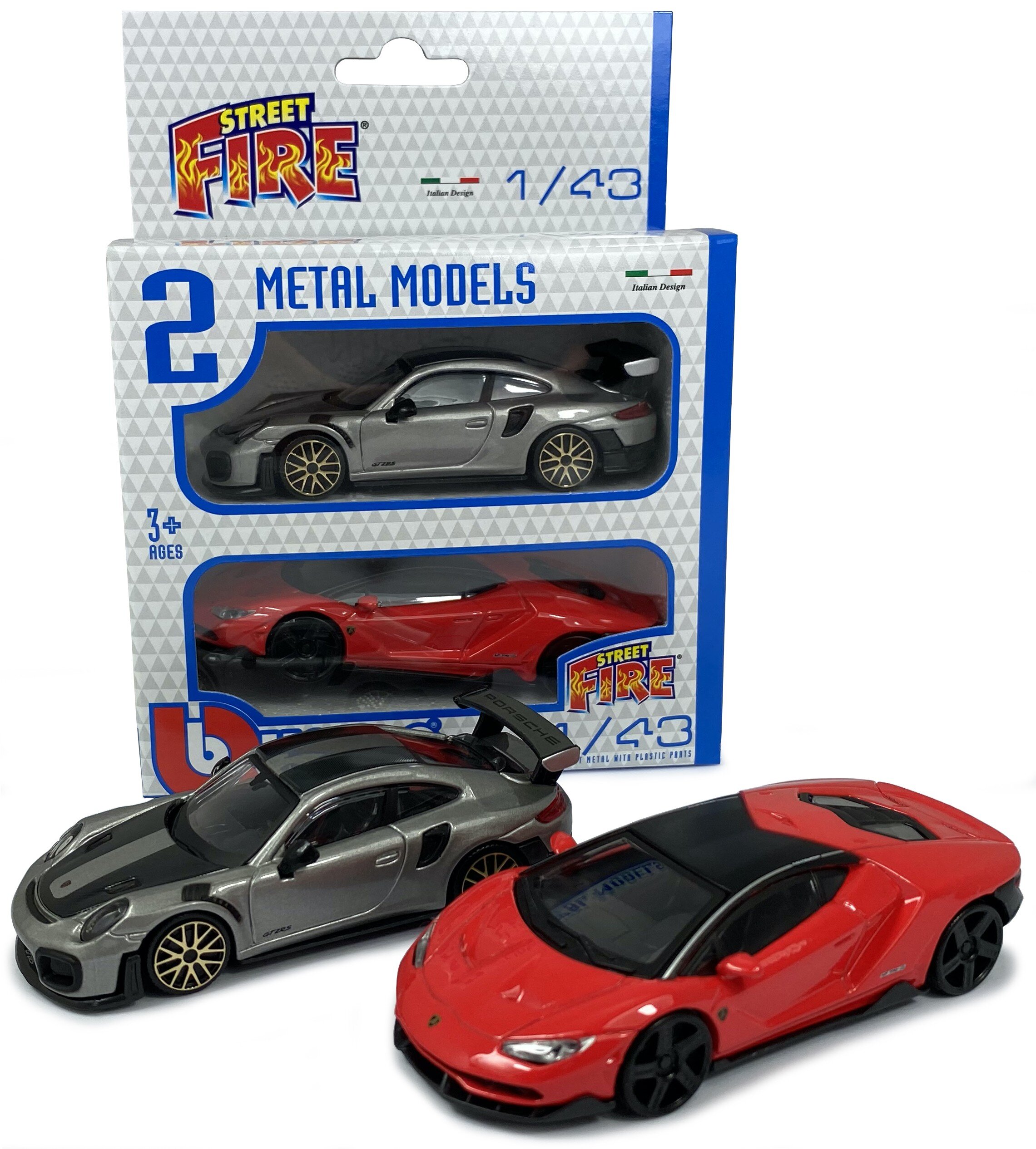 LAMBORGHINI CENTENARIO, Porsche 911 GT - 2 CAR SET