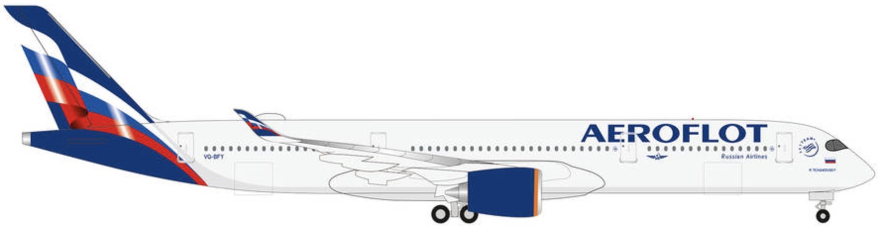 AIRBUS A350-900 – VQ-BFY „P. Tchaikovsky“ Aeroflot