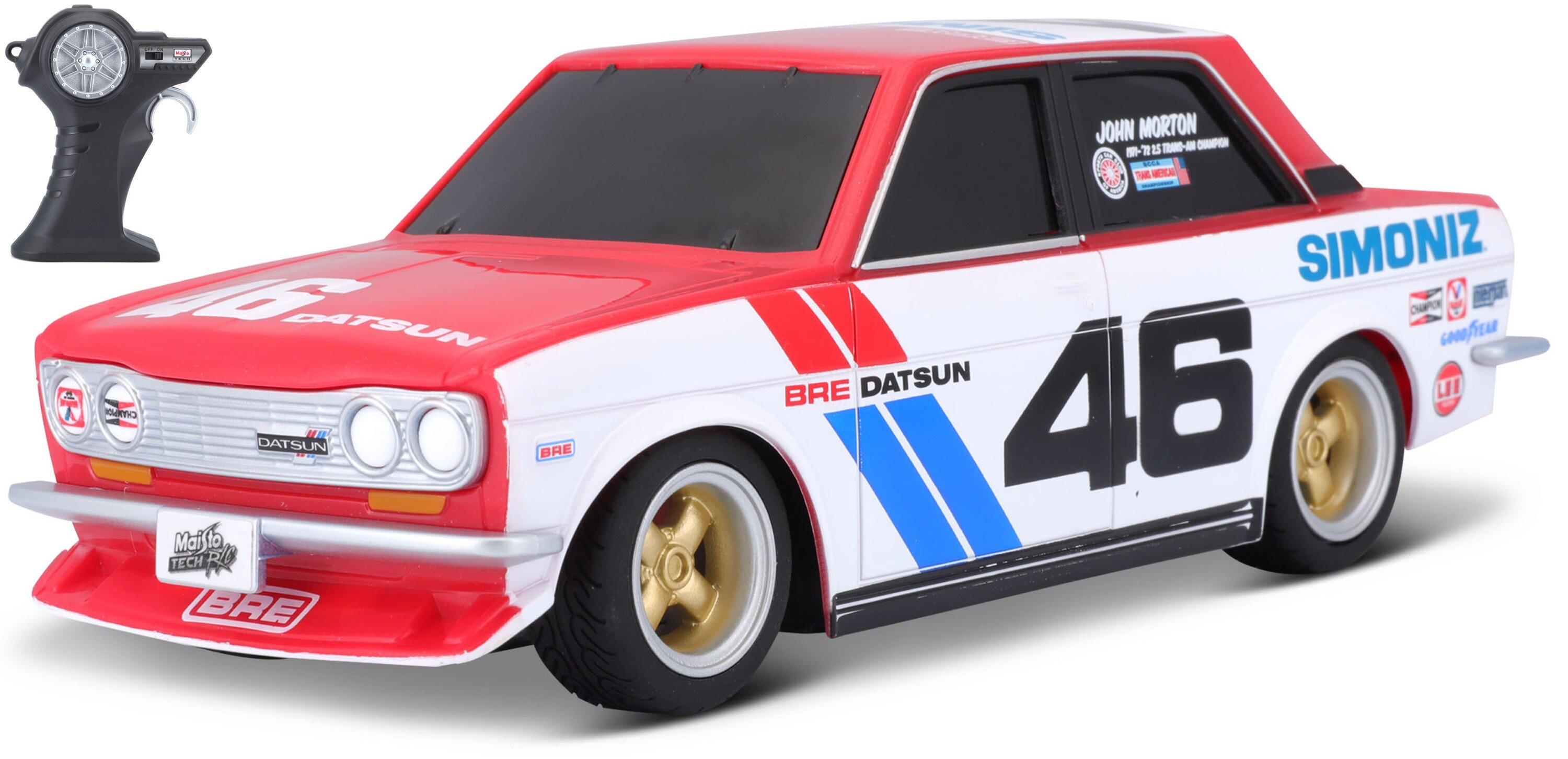 Datsun 510 #46 2.4 GHz RADIO CONTROLE (USB rechargeable vehicle)
