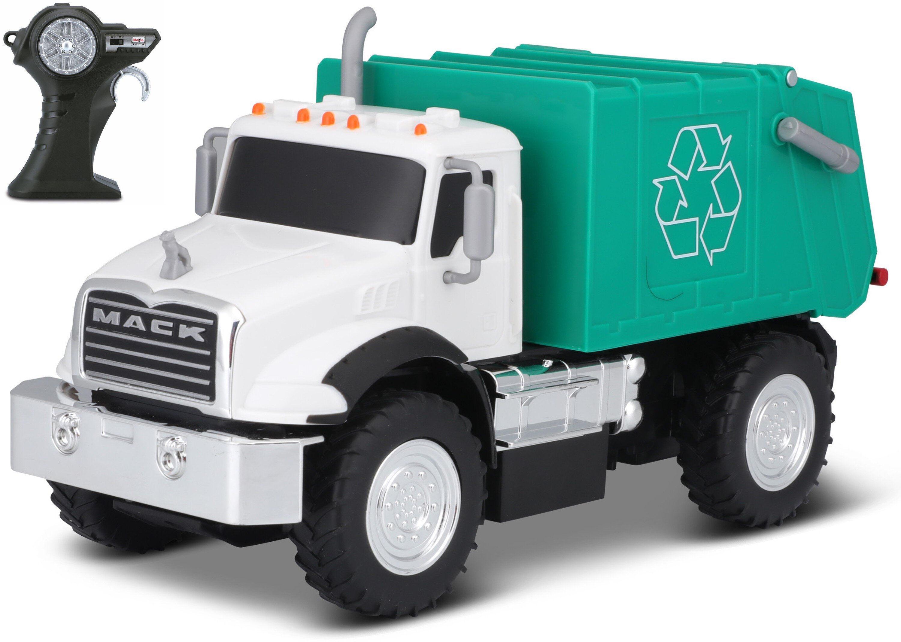 Mack GRANITE REFUSE TRUCK 2.4 GHz RADIO CONTROLE (w/o batteries)