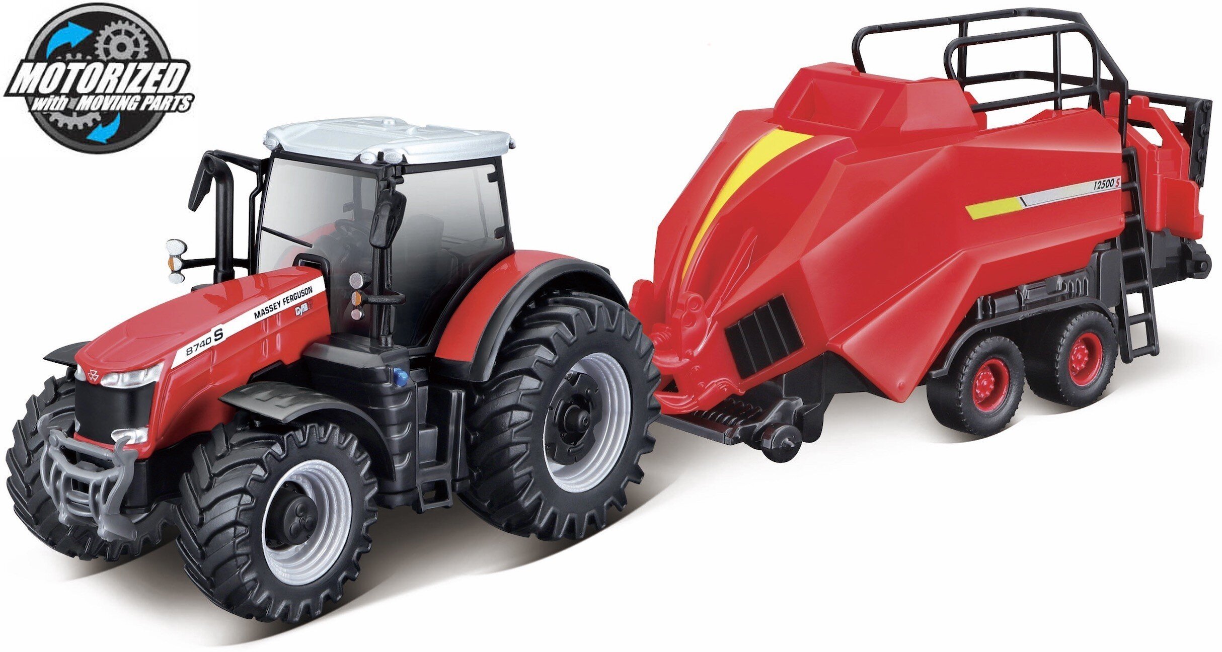 Massey Ferguson 8740S + BALER LIFTER
