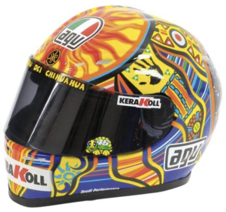 Agv HELMET VALENTINO ROSSI MOTOGP 2008