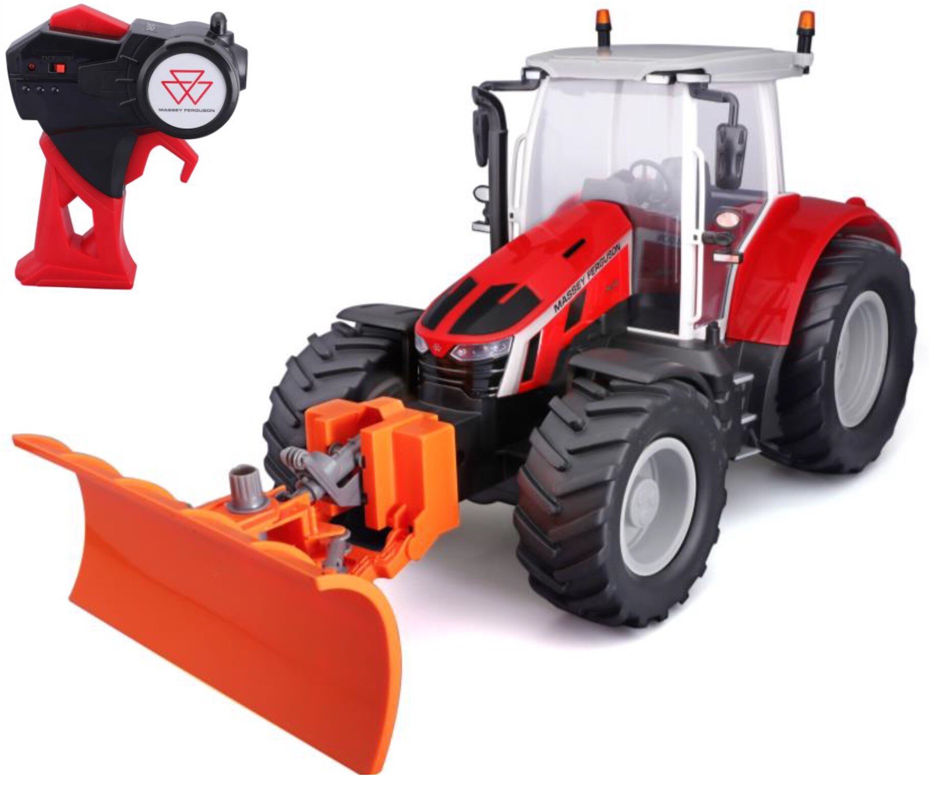 Massey Ferguson 5S.145 TRACTOR SERIES 7 WITH SNOW PLOW - 2.4 GHz RADIO CONTROLE (w/o batteries)