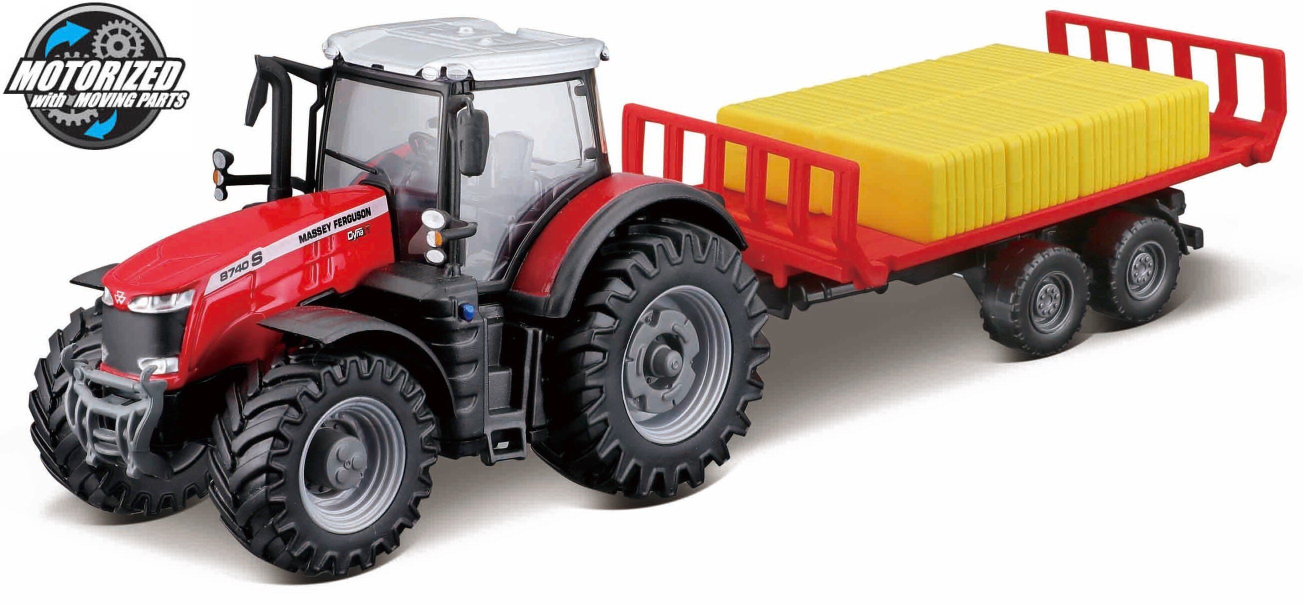 Massey Ferguson 87405 TRACTOR + BALE TRAILER