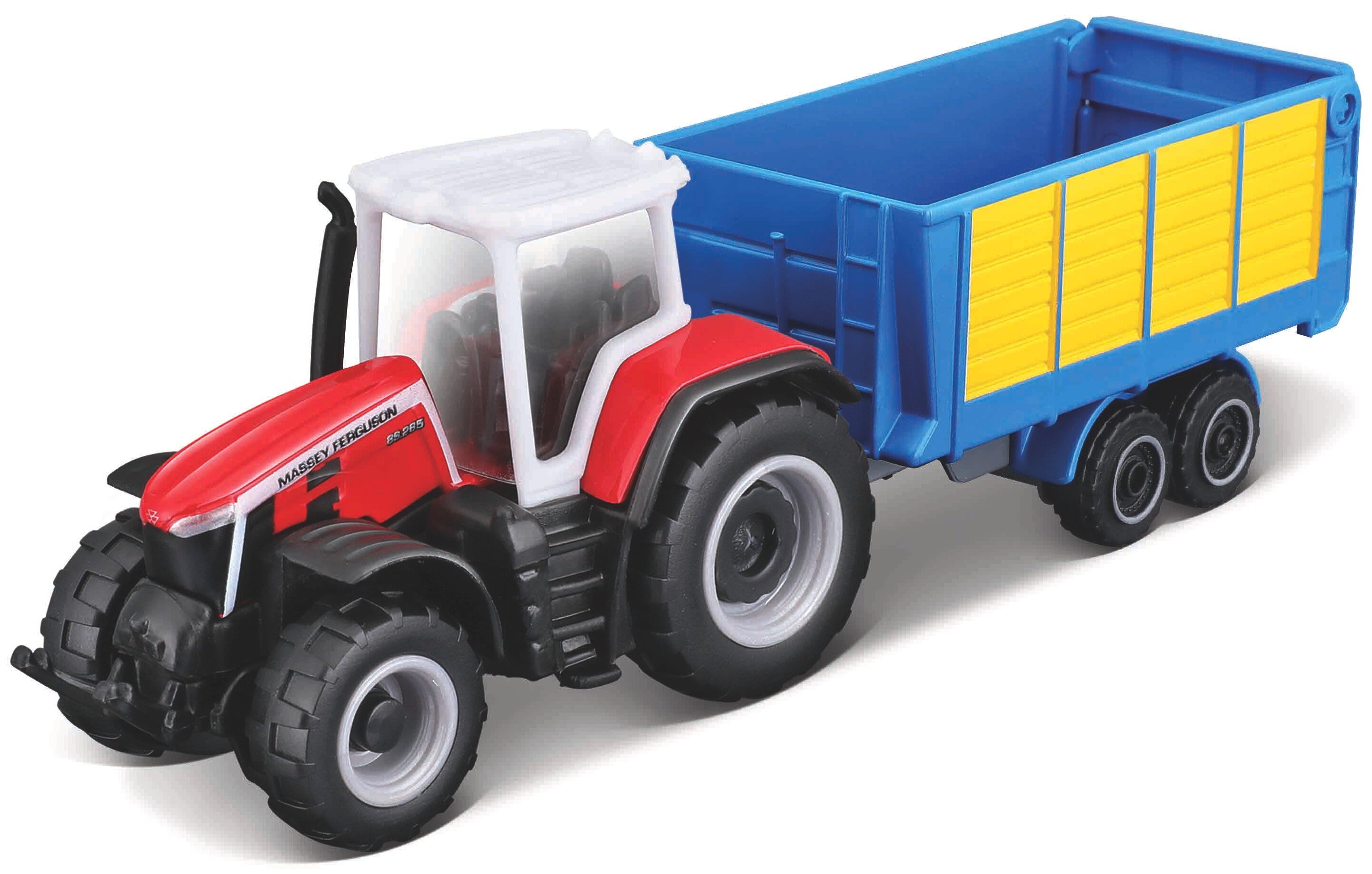 Massey Ferguson 8S.265 TRACTOR WITH LOADER WAGON - MINI WORK MACHINE