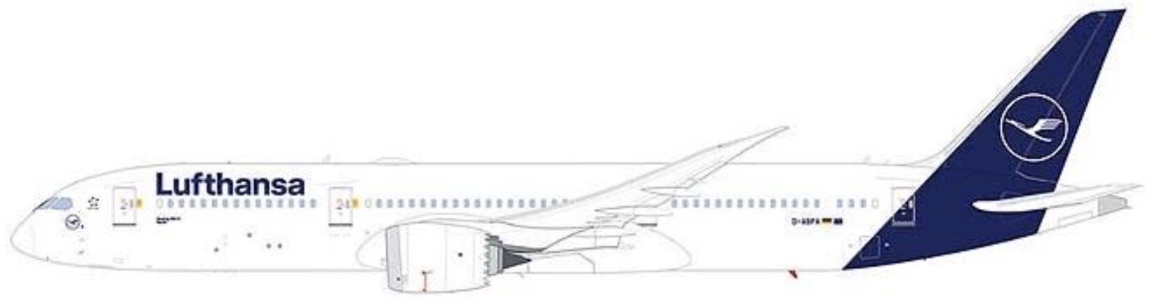 Boeing 787-9 . Lufthansa Berlin