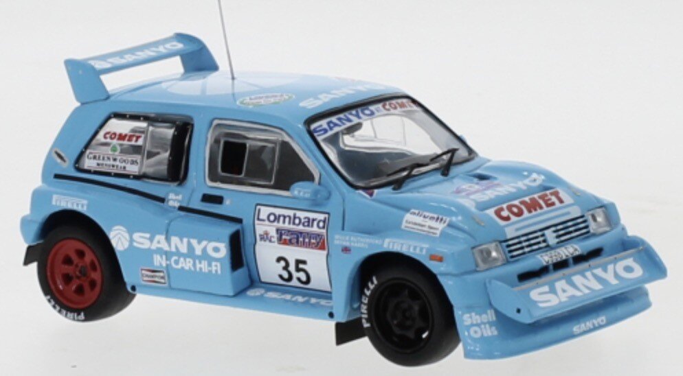 MG METRO 6R4 #35 RUTHERFORD/HARRIS RAC RALLY 1986