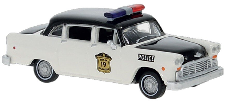 Checker CAB POLICE CAR 'KALAMAZOO POLICE DEPARTMENT' 1974