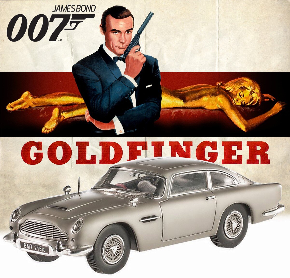 Aston Martin DB5 - JAMES BOND - Goldfinger