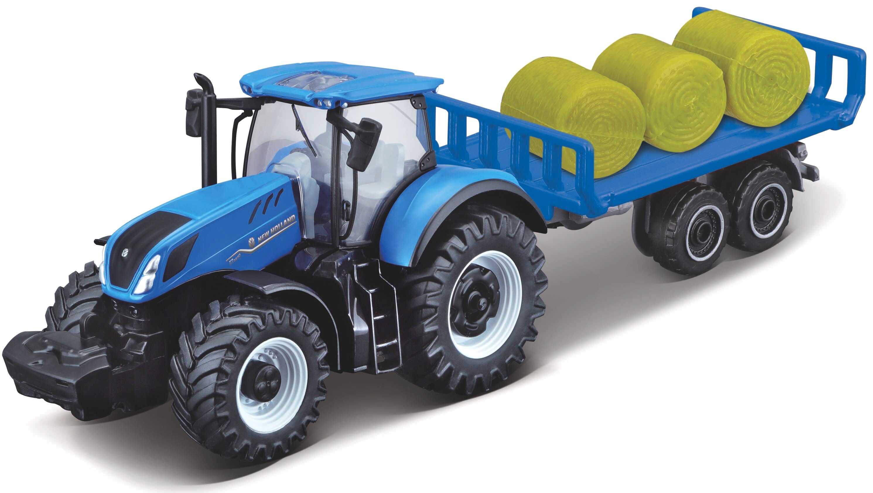 New Holland T7.315 HD WITH BALE TRAILER - MINI WORK MACHINE