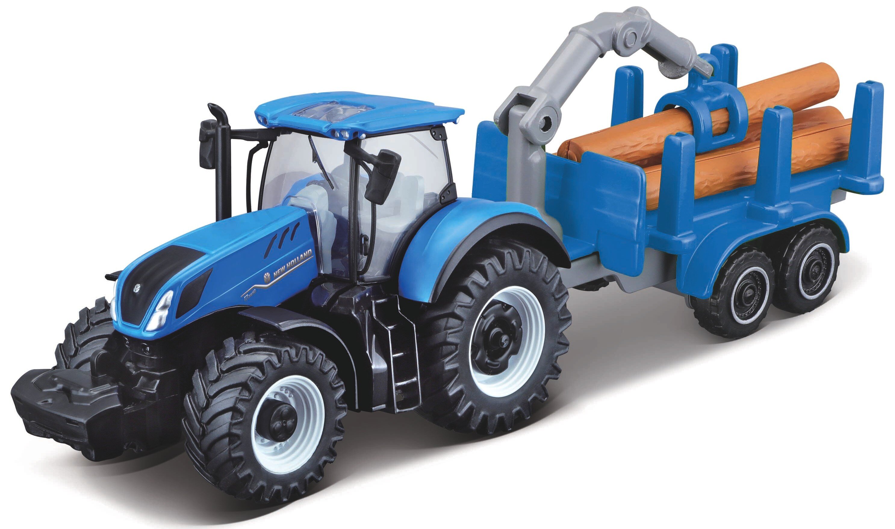 New Holland T7.315 HD WITH LOG TRAILER - MINI WORK MACHINE