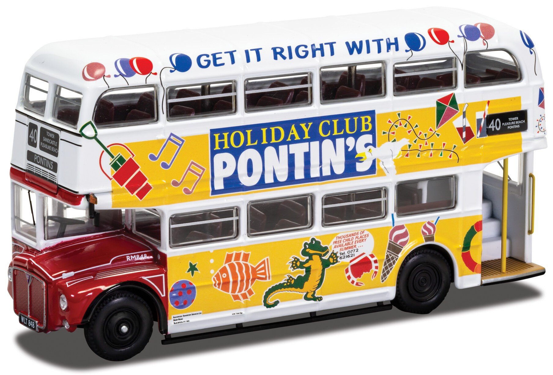 Aec ROUTEMASTER BLACKPOOL TRANSPORT / PONTINS