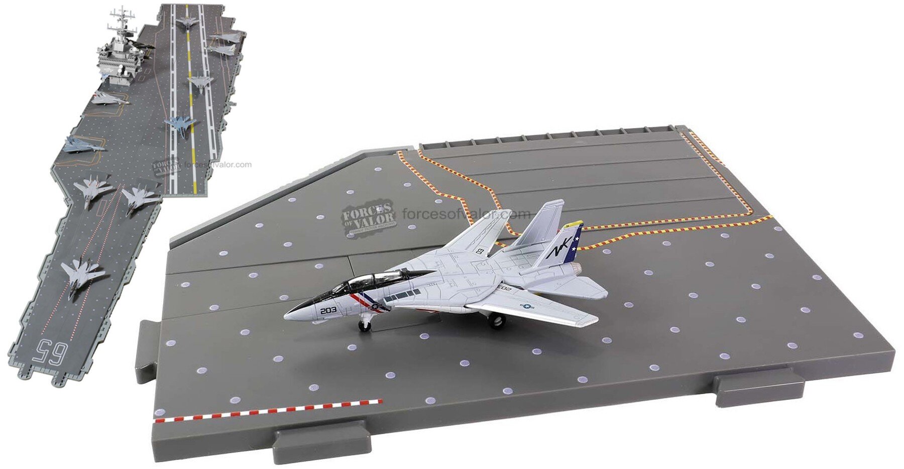 Grumman Aerospase F-14 TOMCAT SERIES FIGHTER Section #C deck + F-14A VF-2 &ldquo;Bounty Hunter&rdquo;