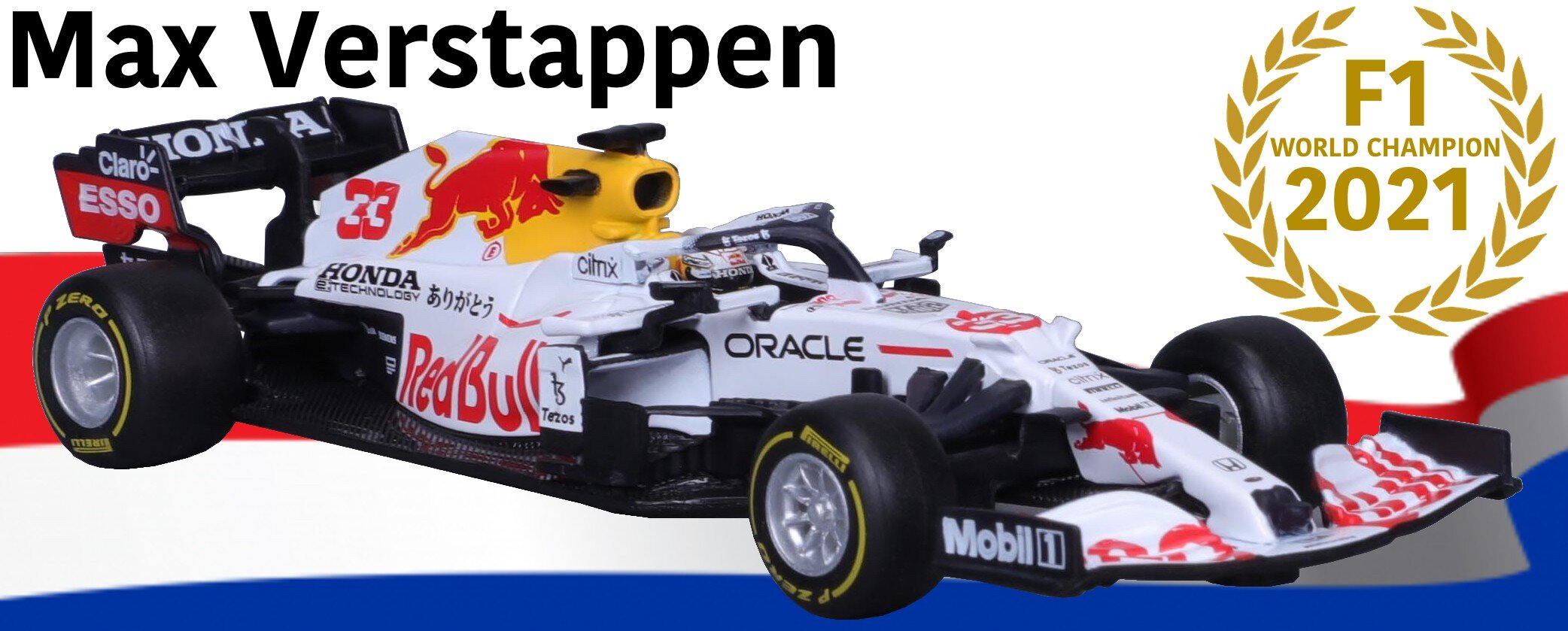 Red Bull RB16B #33 MAX VERSTAPPEN GP TURKEY  WITH HELMET (Honda livery)