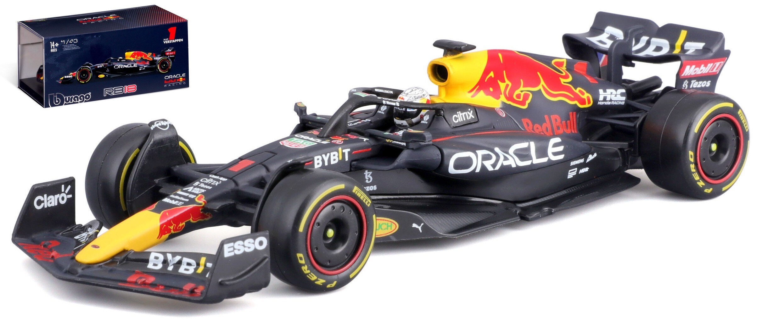 Red Bull RB18 #1 MAX VERSTAPPEN 2022 with helmet