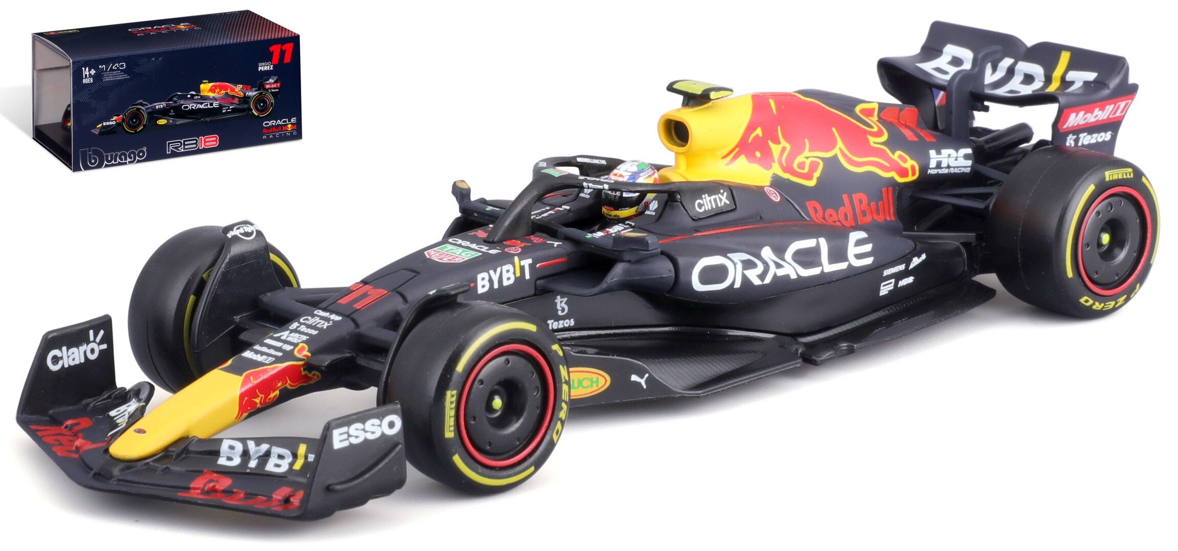 Red Bull RB18 #11 SERGIO PEREZ 2022 with helmet