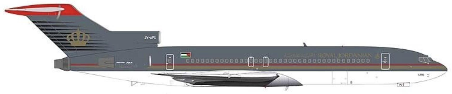 Boeing 727-200 Royal Jordanian, Azraq