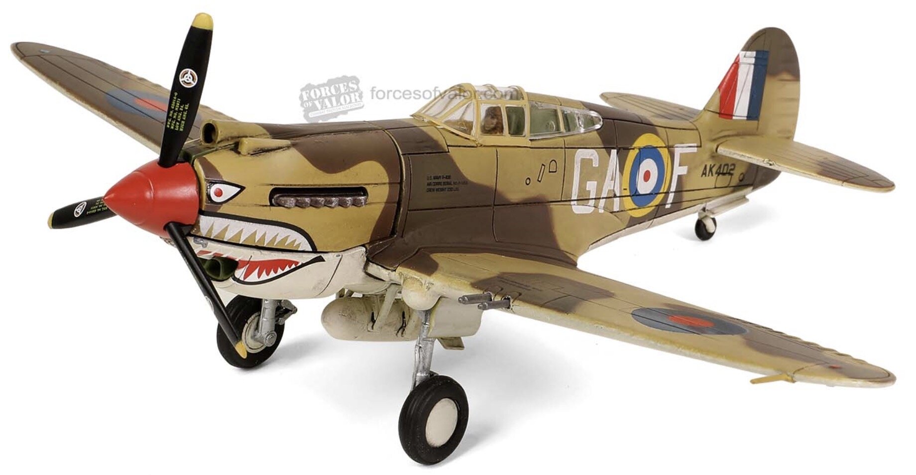 Curtiss P-40B TOMAHAWK MK IB 112 SQUADRON - ROYAL AIRFORCE- NORTH AFRICA 1941