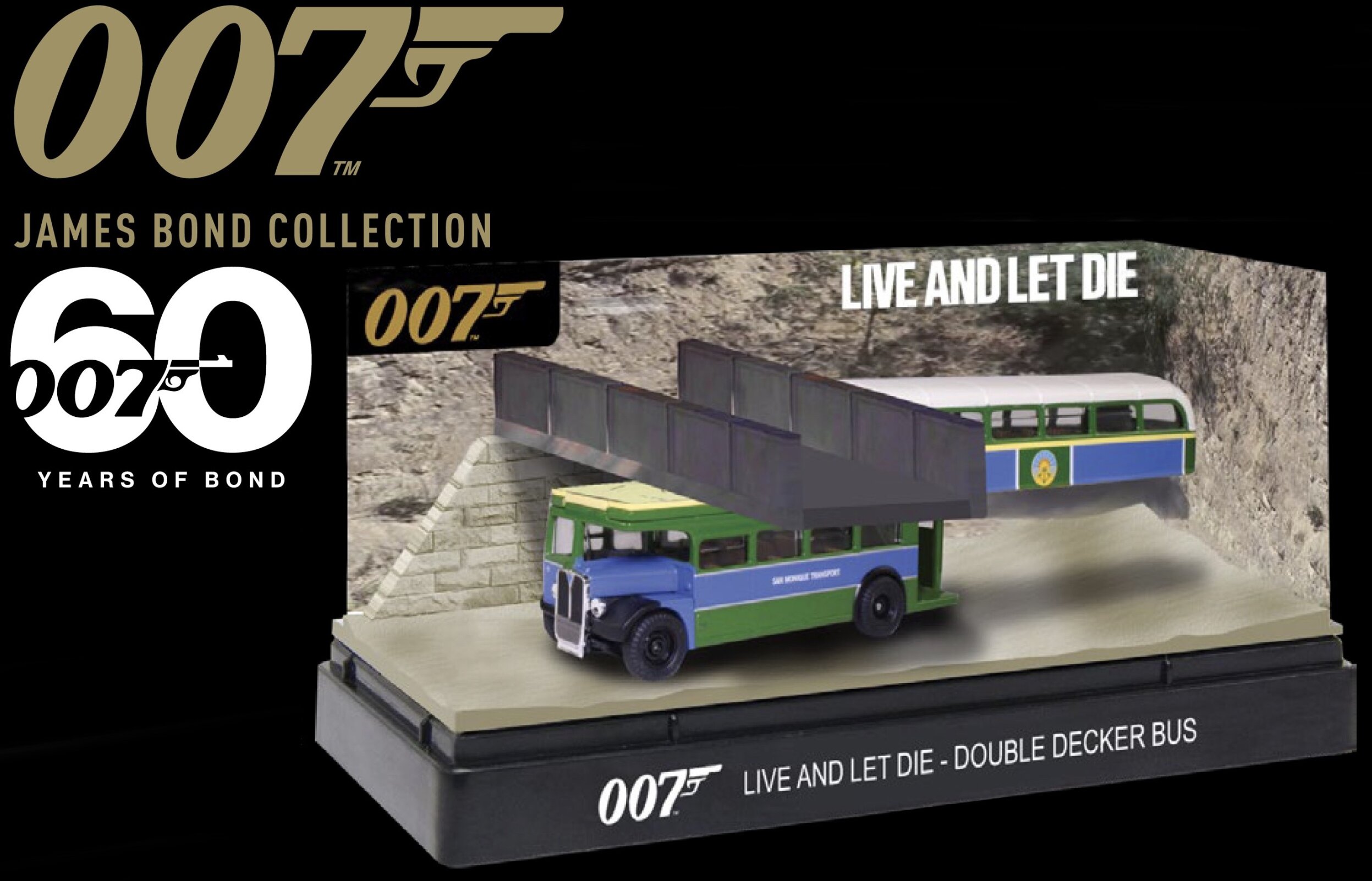 JAMES BOND DOUBLE DECKER BUS - LIVE AND LET DIE