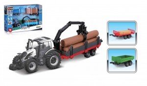 Valtra N174 TRACTOR WITH 3 TRAILERS - 1OCM GIFT SET