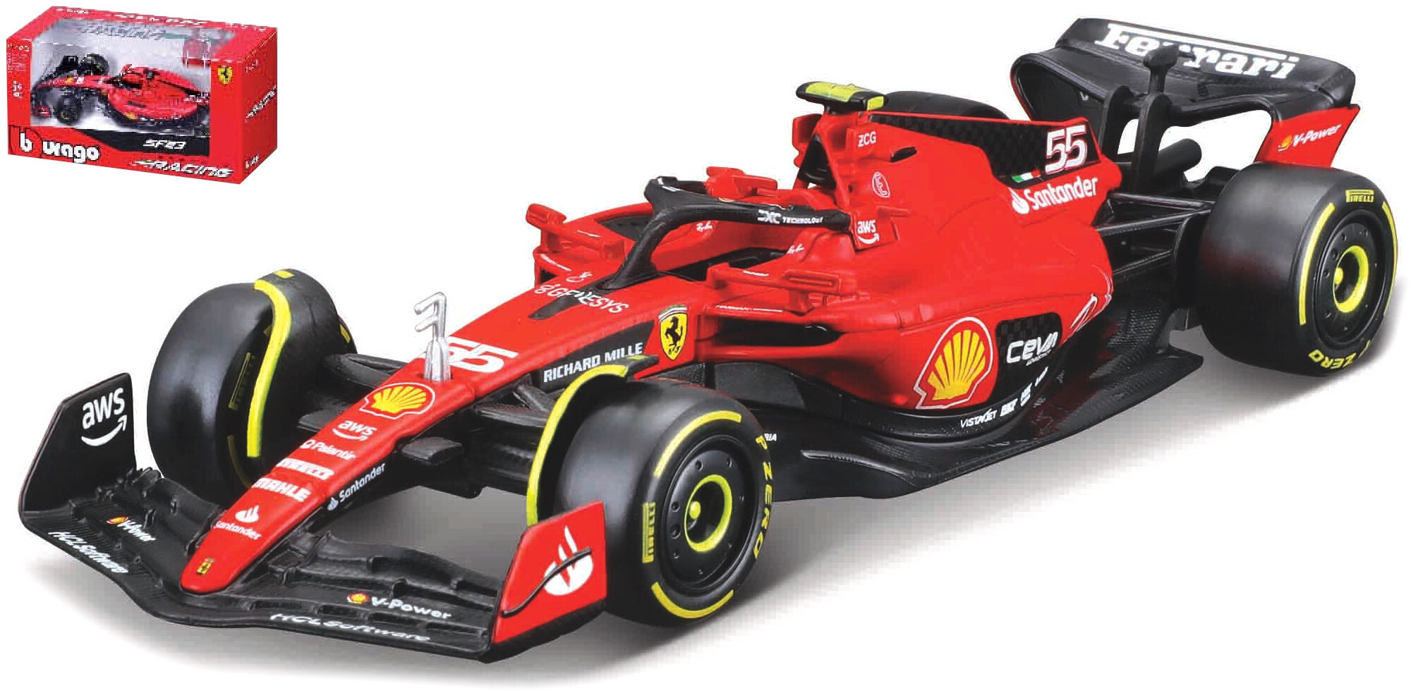 Ferrari SF-23 F1 #55 CARLOS SAINZ SEASON CAR 2023