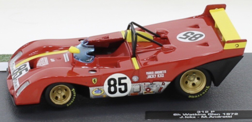 Ferrari 312P RHD #85 ICKX/ANDRETTI 6H WATKINS GLEN 1972