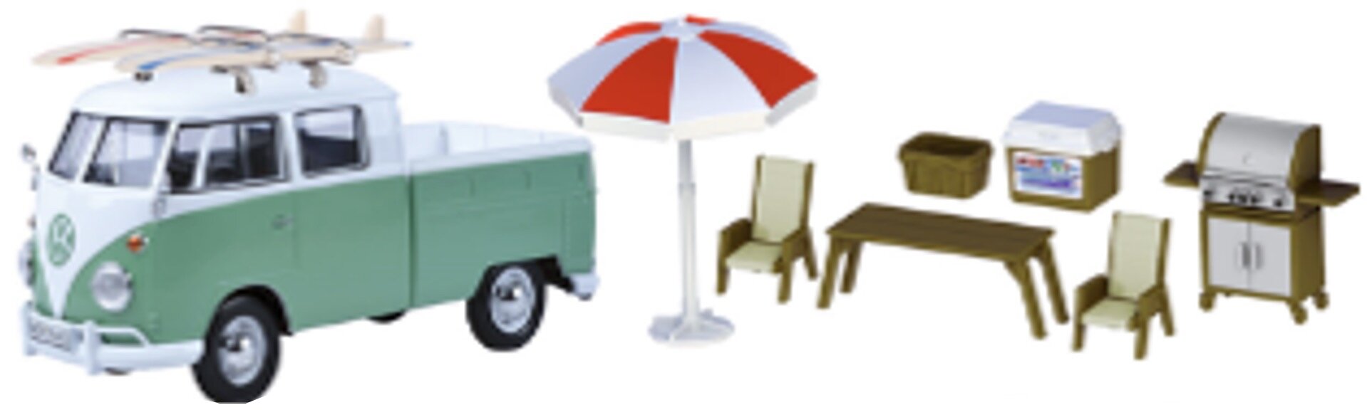 VW T1 TYPE 2 DOUBLE CAB PICK UP - SET
