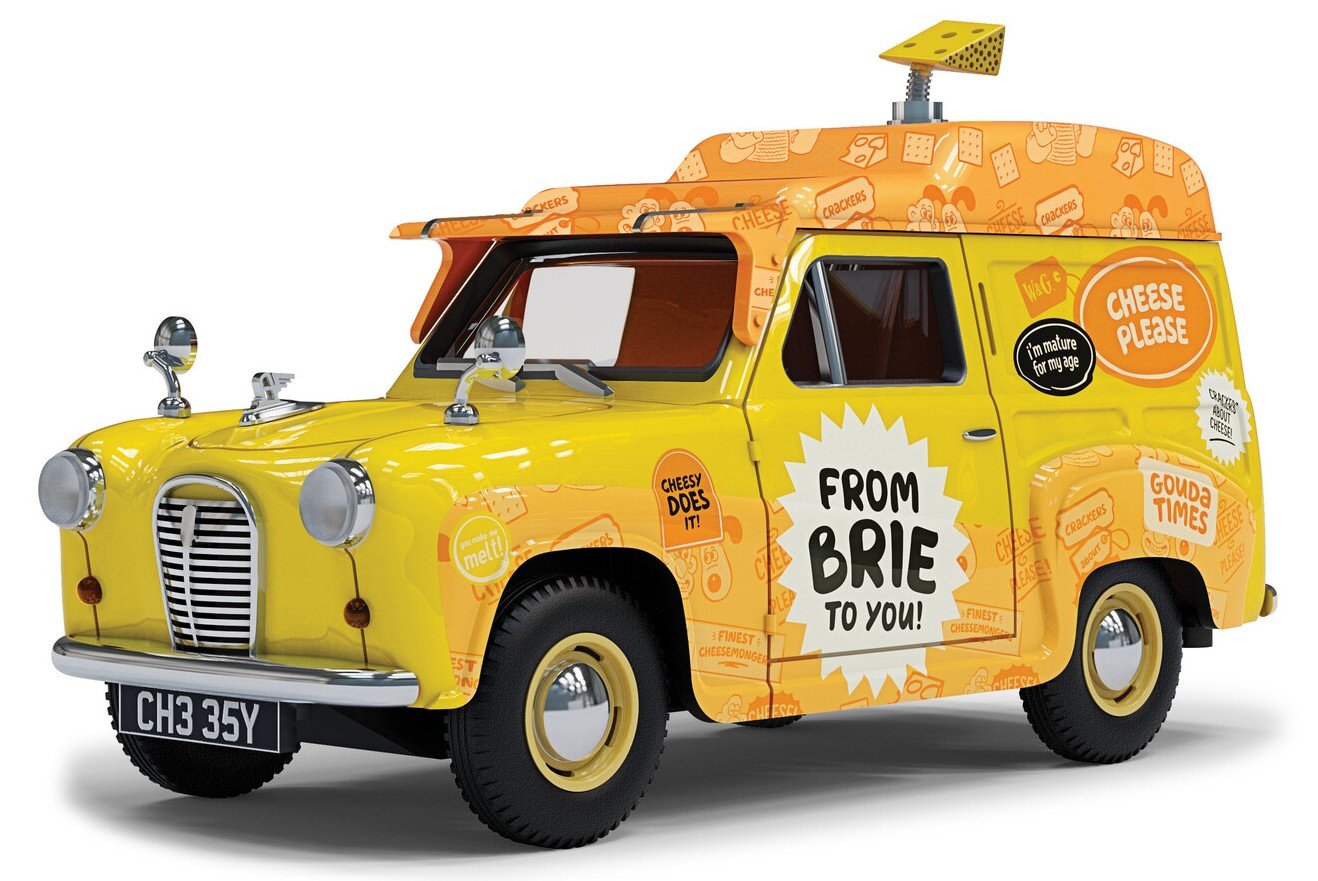 Austin A35 VAN - CHEESE PLEASE! DELIVERY VAN - Wallace & Gromit