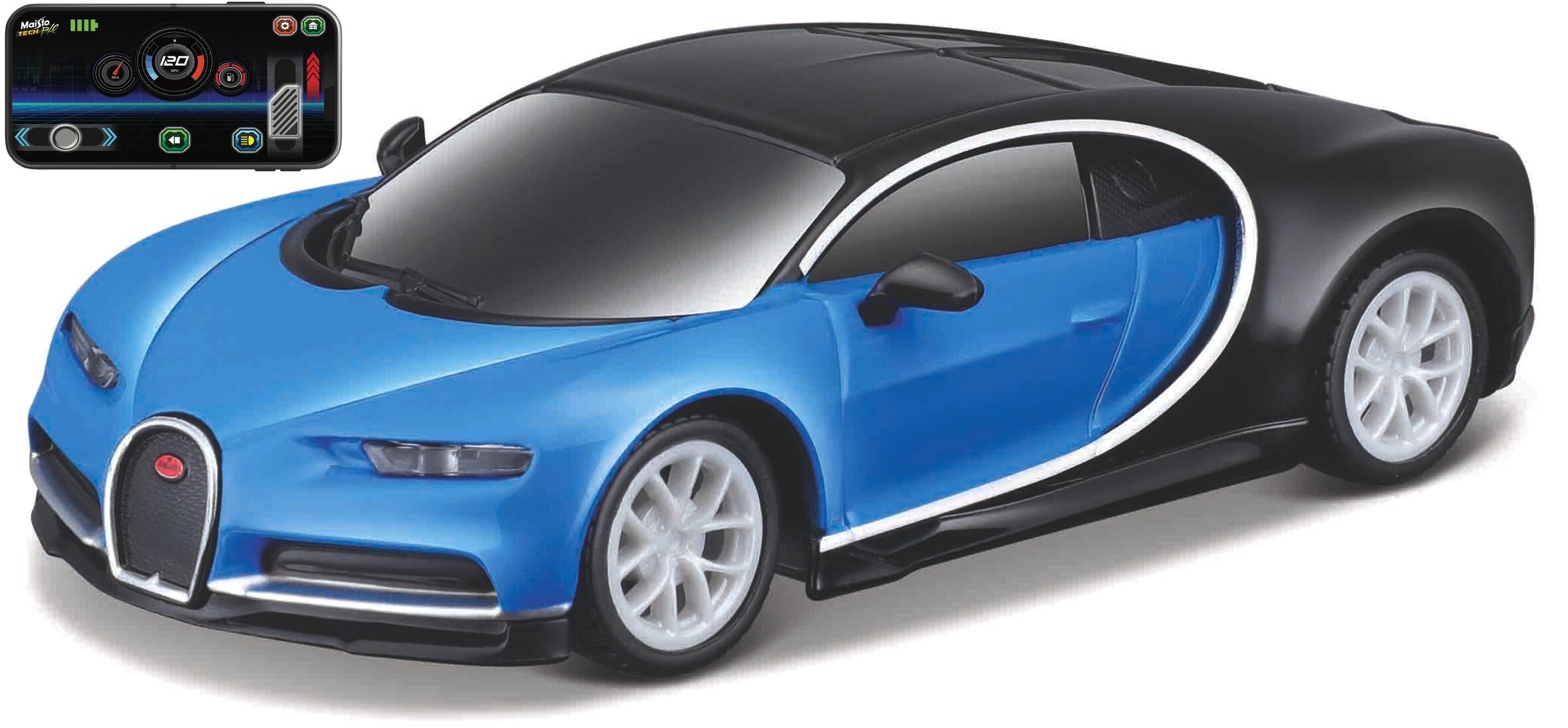 Bugatti CHIRON 2024 RC Bluetooth Smartphone remote control app