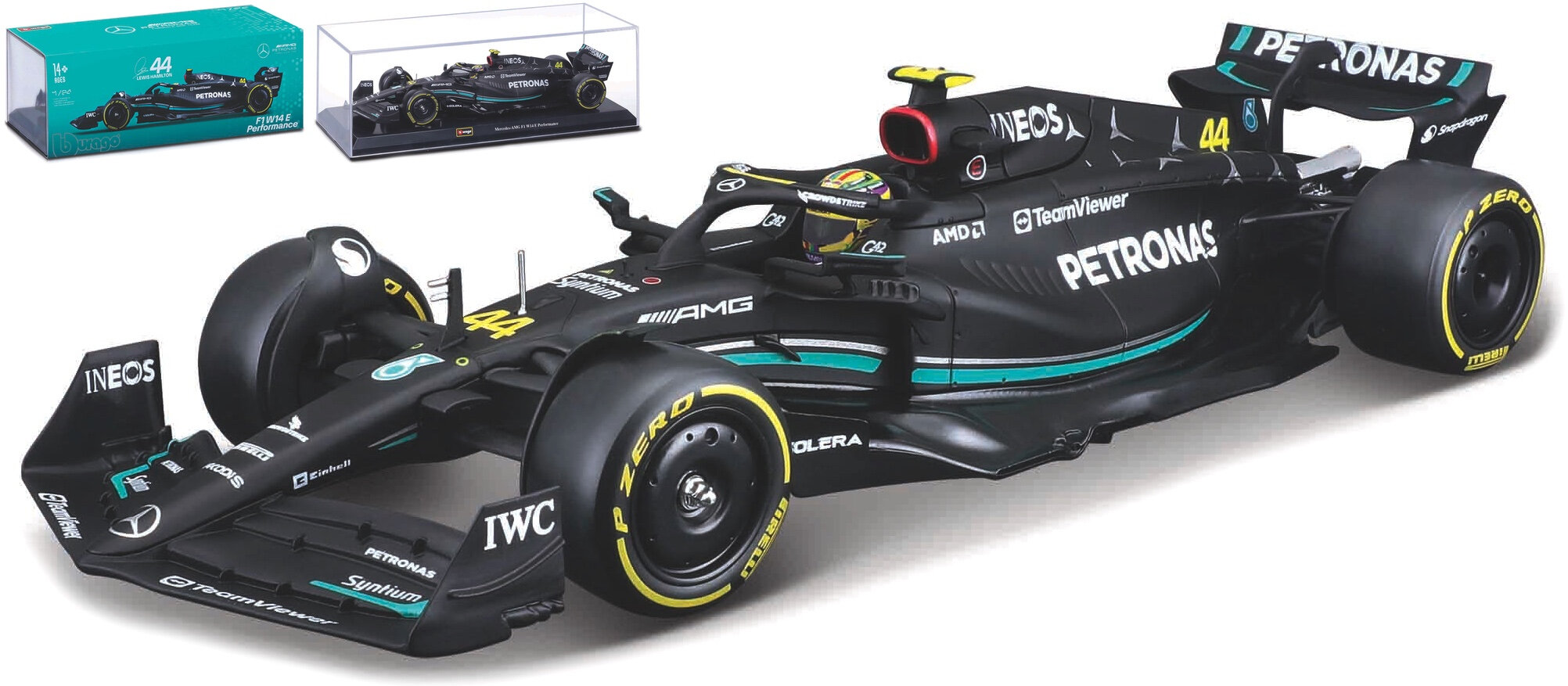 MERCEDES-AMG PETRONAS FORMULA ONE TEAM F1 W14 E PERFORMANCE #44 LEWIS HAMILTON 2023