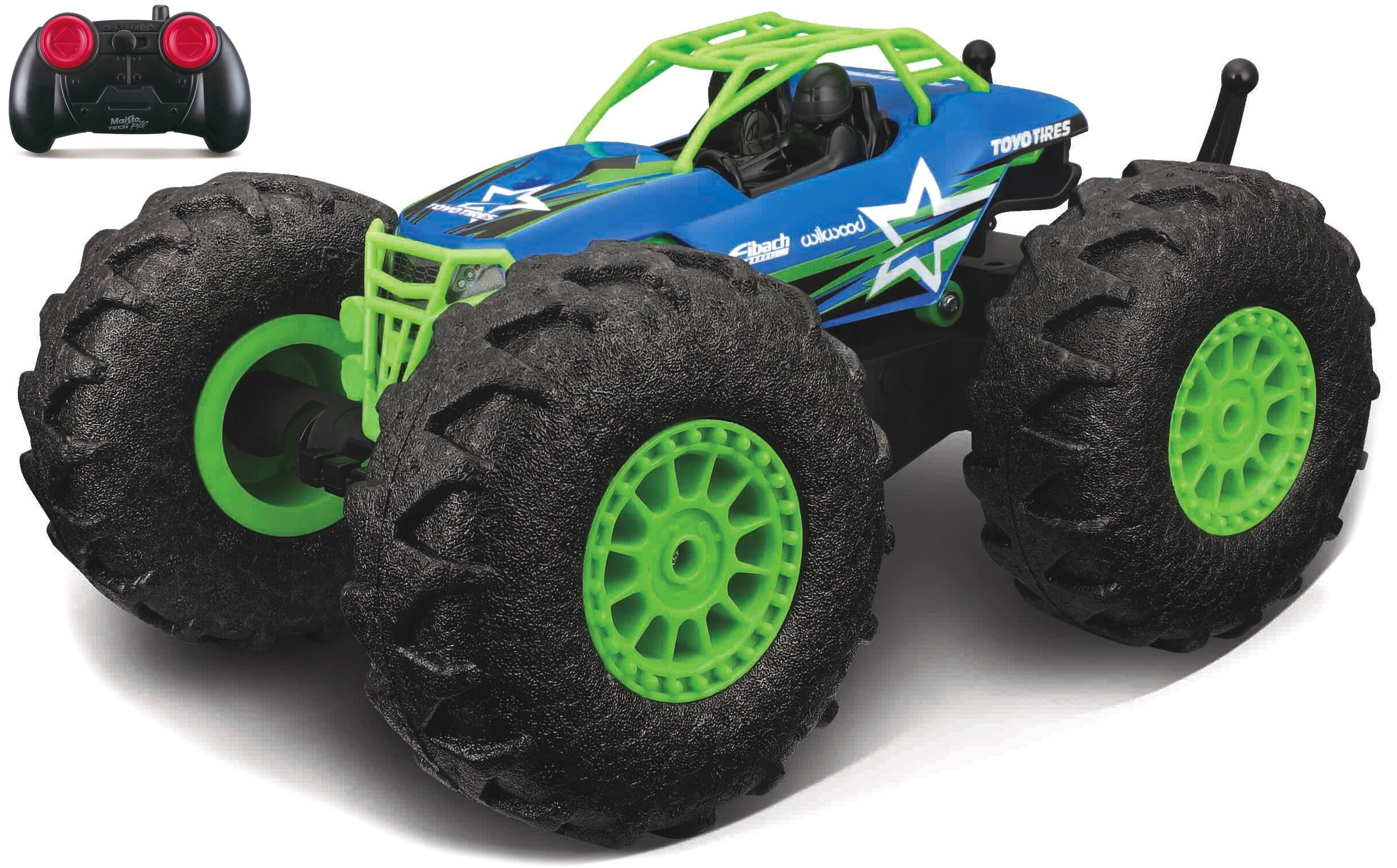 RC ROCK HOPPER WITH BIG OFF ROAD FOAM TIRES 2.4 GHZ (USB rechargeable vehicle)