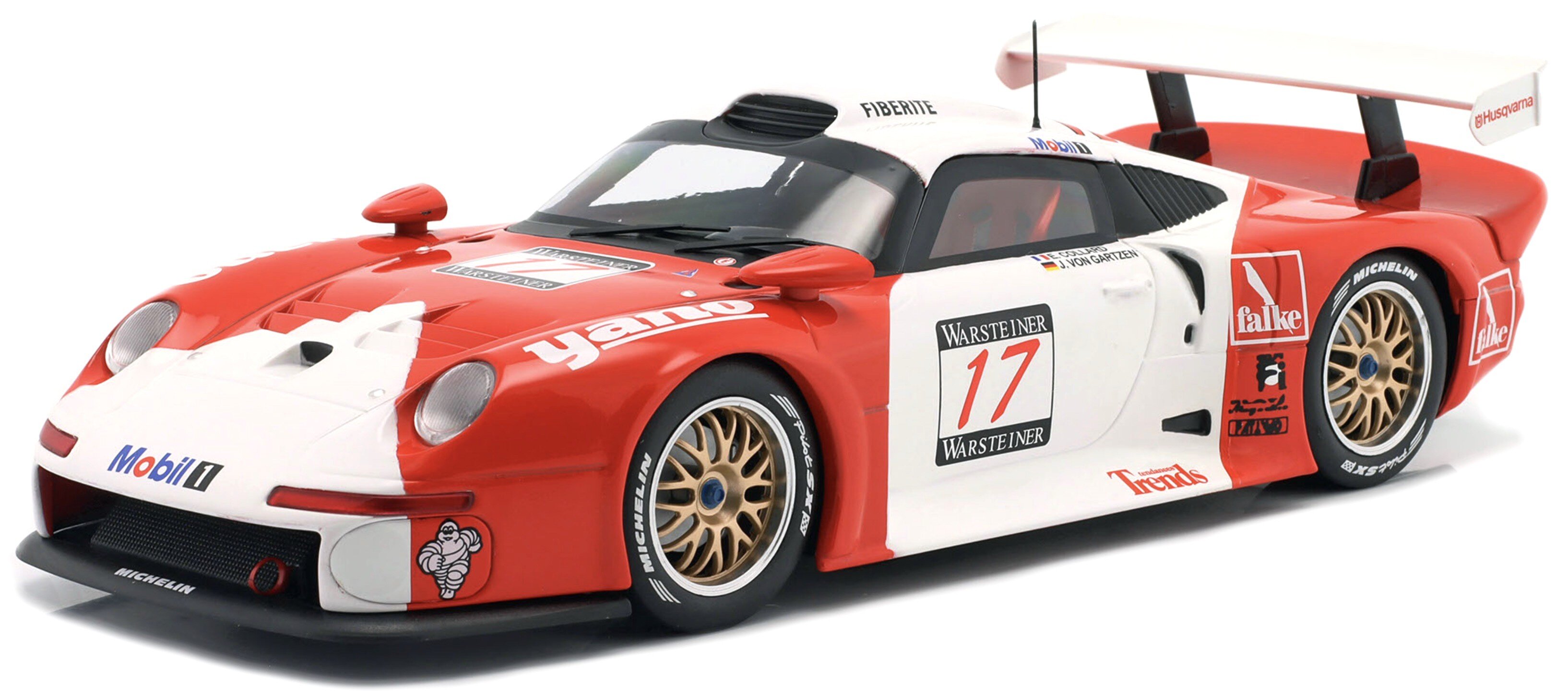 Porsche 911 GT1 #17 VON GARTZEN/COLLARD FIA GT SPA 1997 with Decal Set