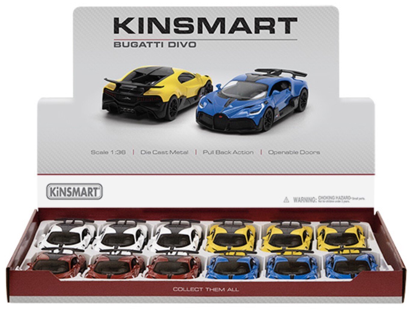 Bugatti DIVO 12st. in tray 4 colors