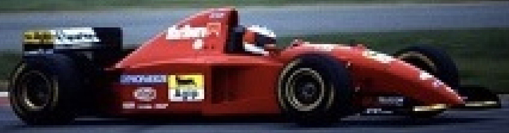 Ferrari 412 T2 MICHAEL SCHUMACHER - ESTORIL TEST 22-23 NOV. 1995 + driver and fine details