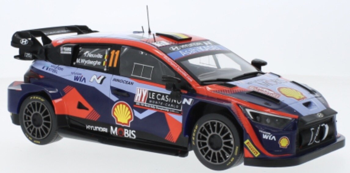 Hyundai i20 N #11 NEUVILLE/WYDAEGHE WRC1 RALLY MONTE CARLO 2023