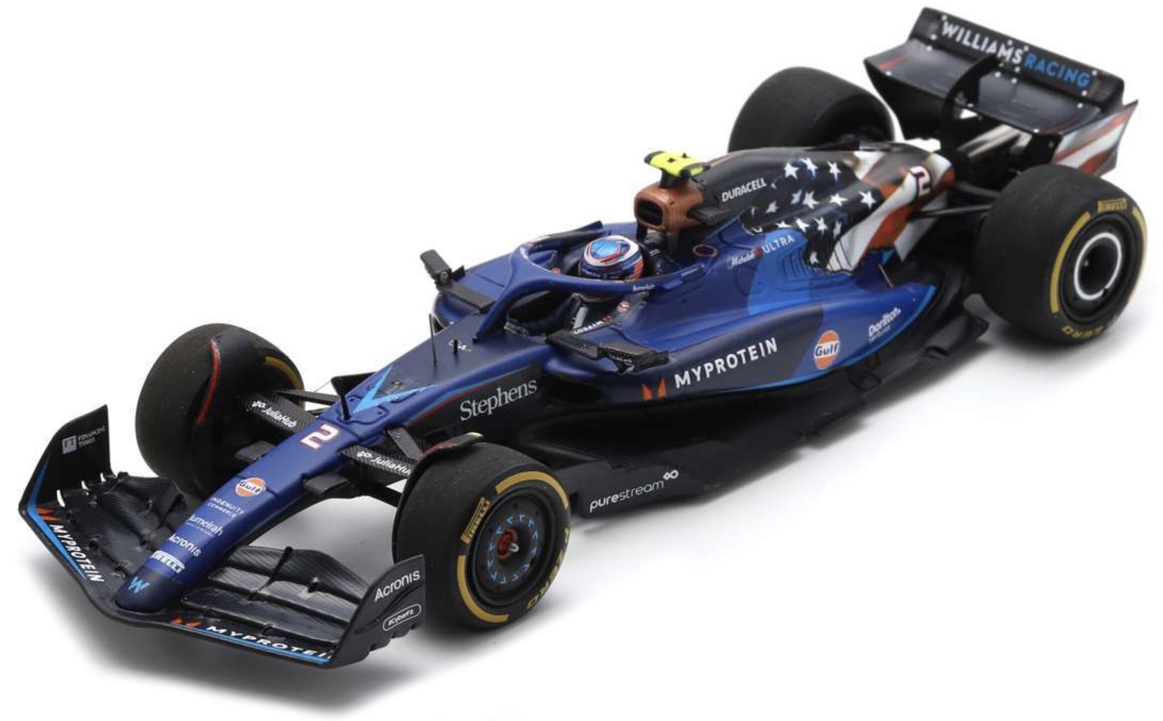 WILLIAMS RACING FW45 #2 LOGAN SARGEANT 10th USA GP 2023