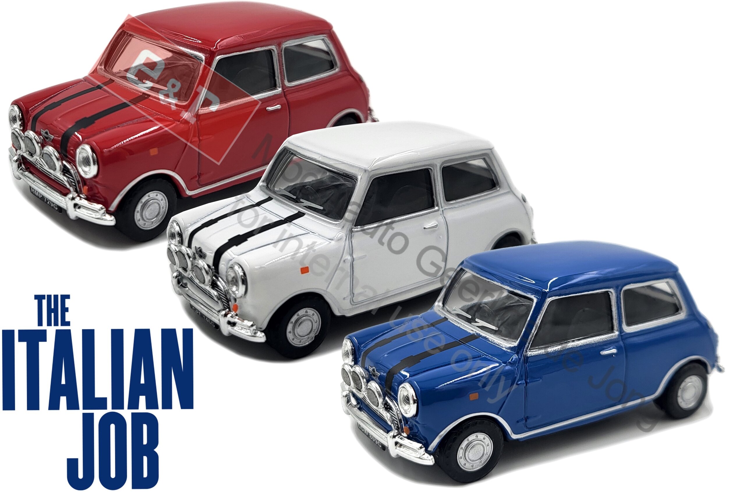 Mini COOPER 'The Italian Job' - 3 CAR SET