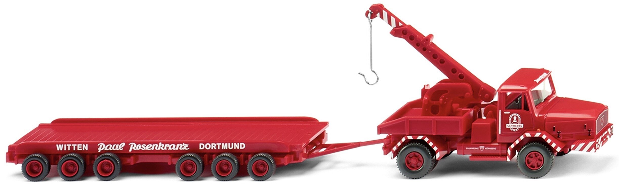 FAUN HAULER TIEFLADEHANGERZUG "ROSENKRANZ" 1965-1977