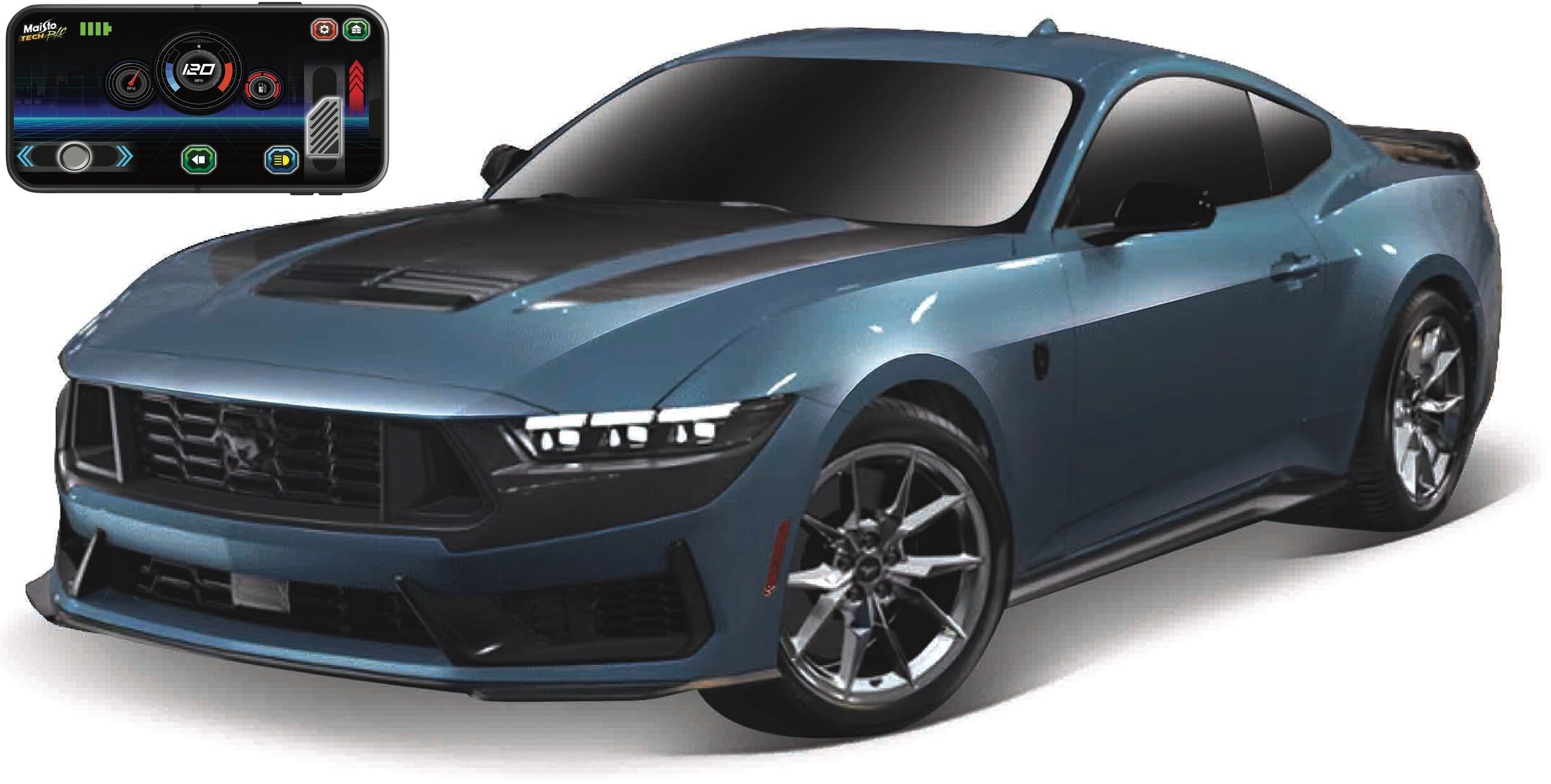 Ford MUSTANG 2024 2.4 GHz RADIO CONTROLE