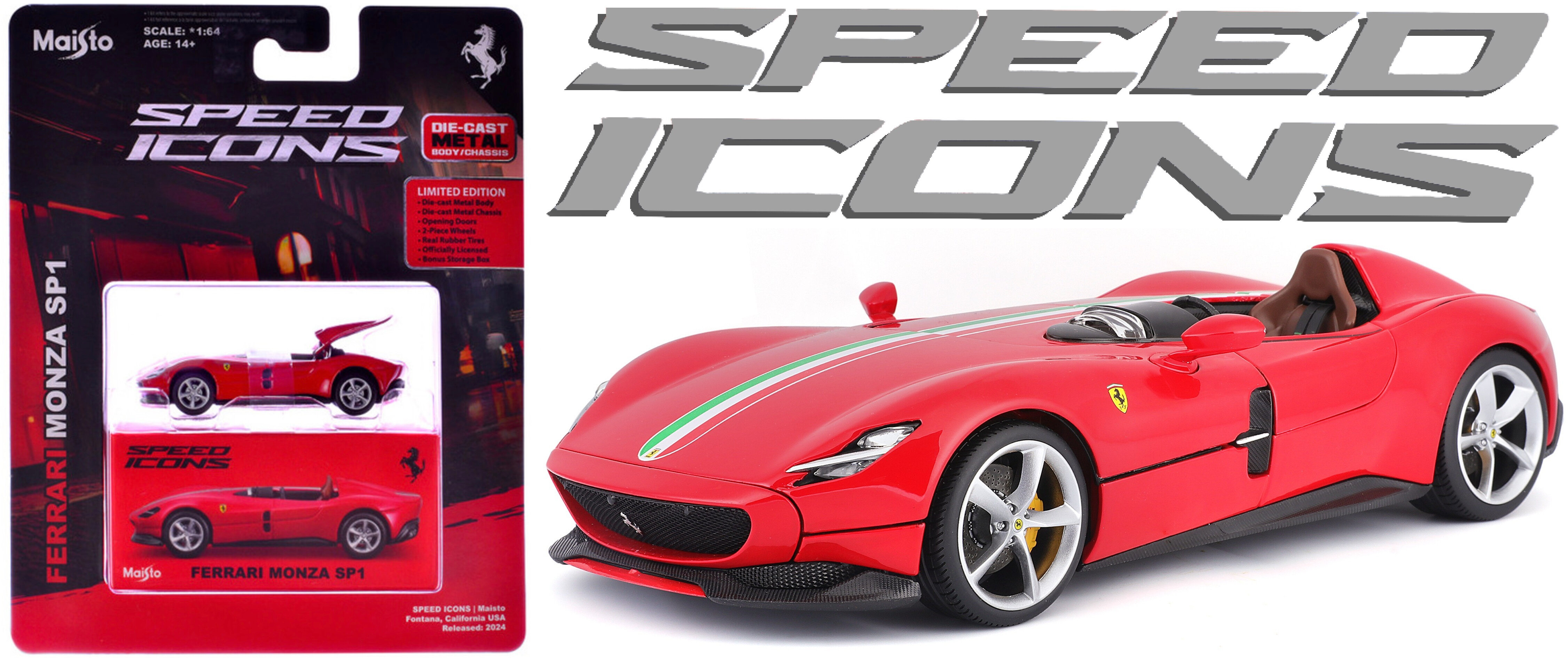 Ferrari MONZA SP-1 CABRIOLET - SPEED ICONS