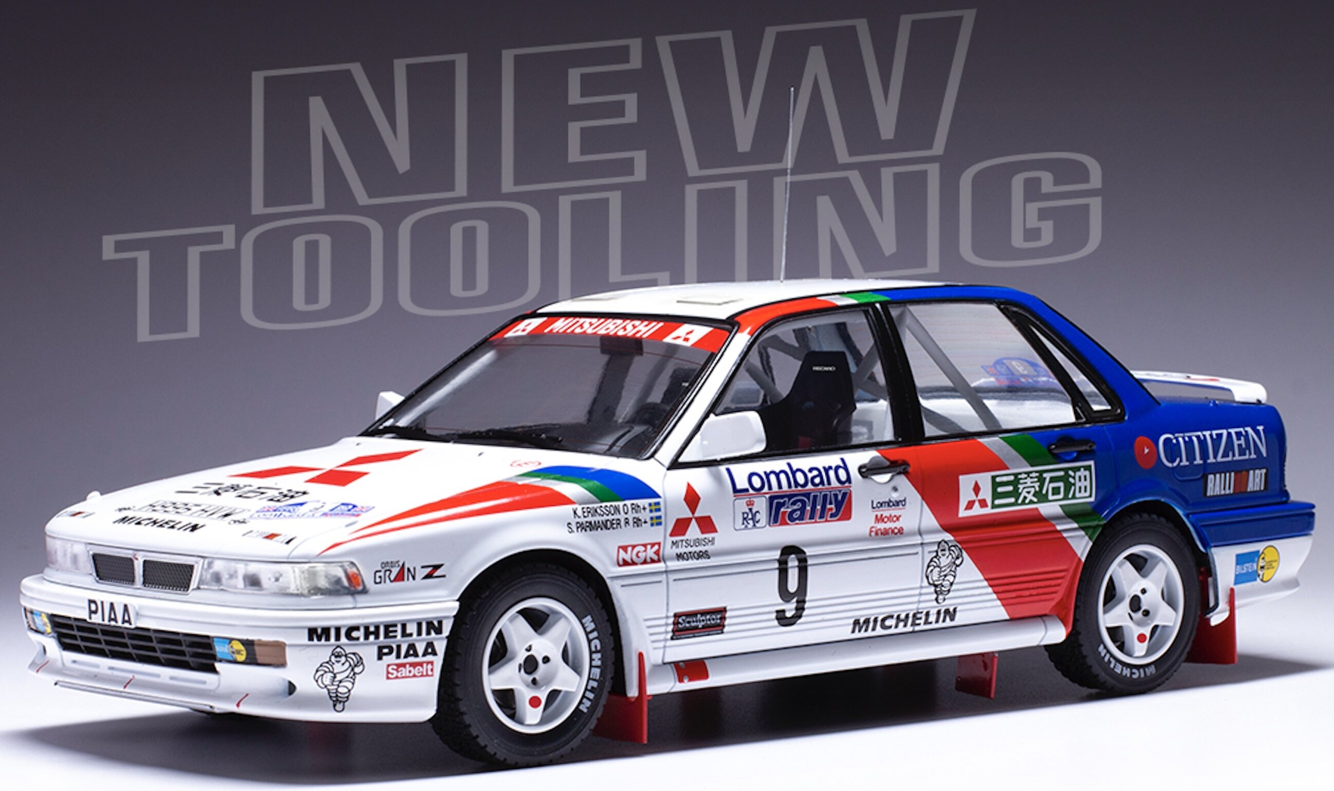 Mitsubishi GALANT VR-4 #4 VATANEN/BERGLUND RAC RALLY 1990