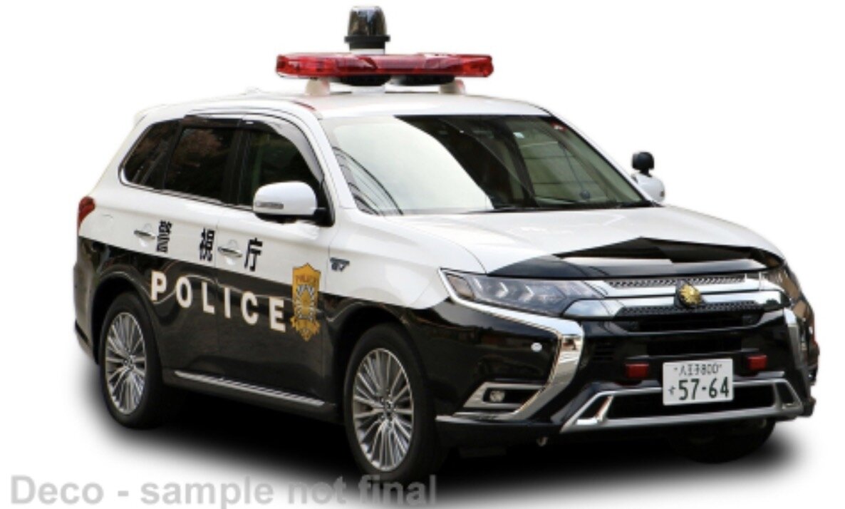 Mitsubishi OUTLANDER - JAPAN POLICE 2019 (RHD)