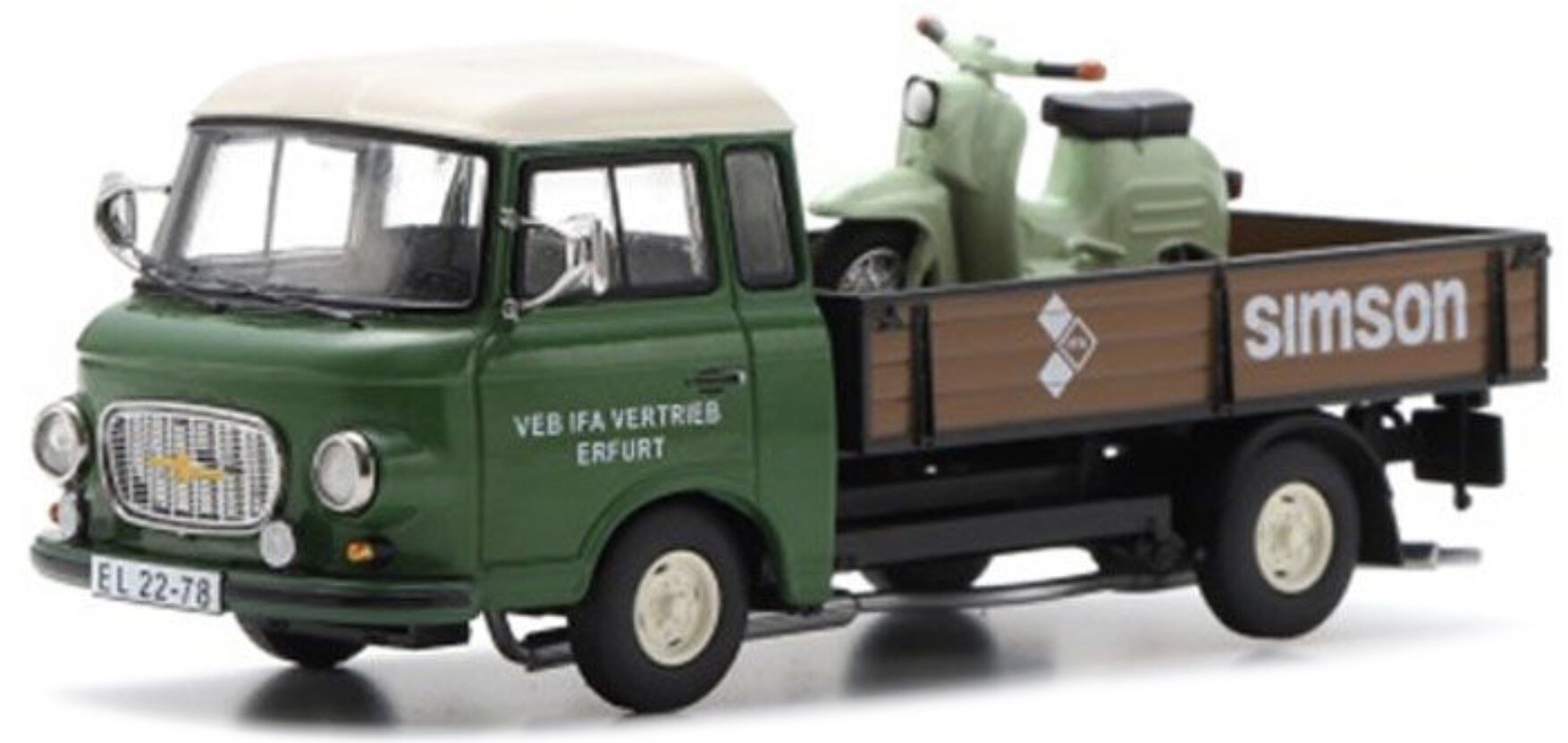 Barkas B1000 + SIMSON SCHWALBE - SIMSON SERVICE