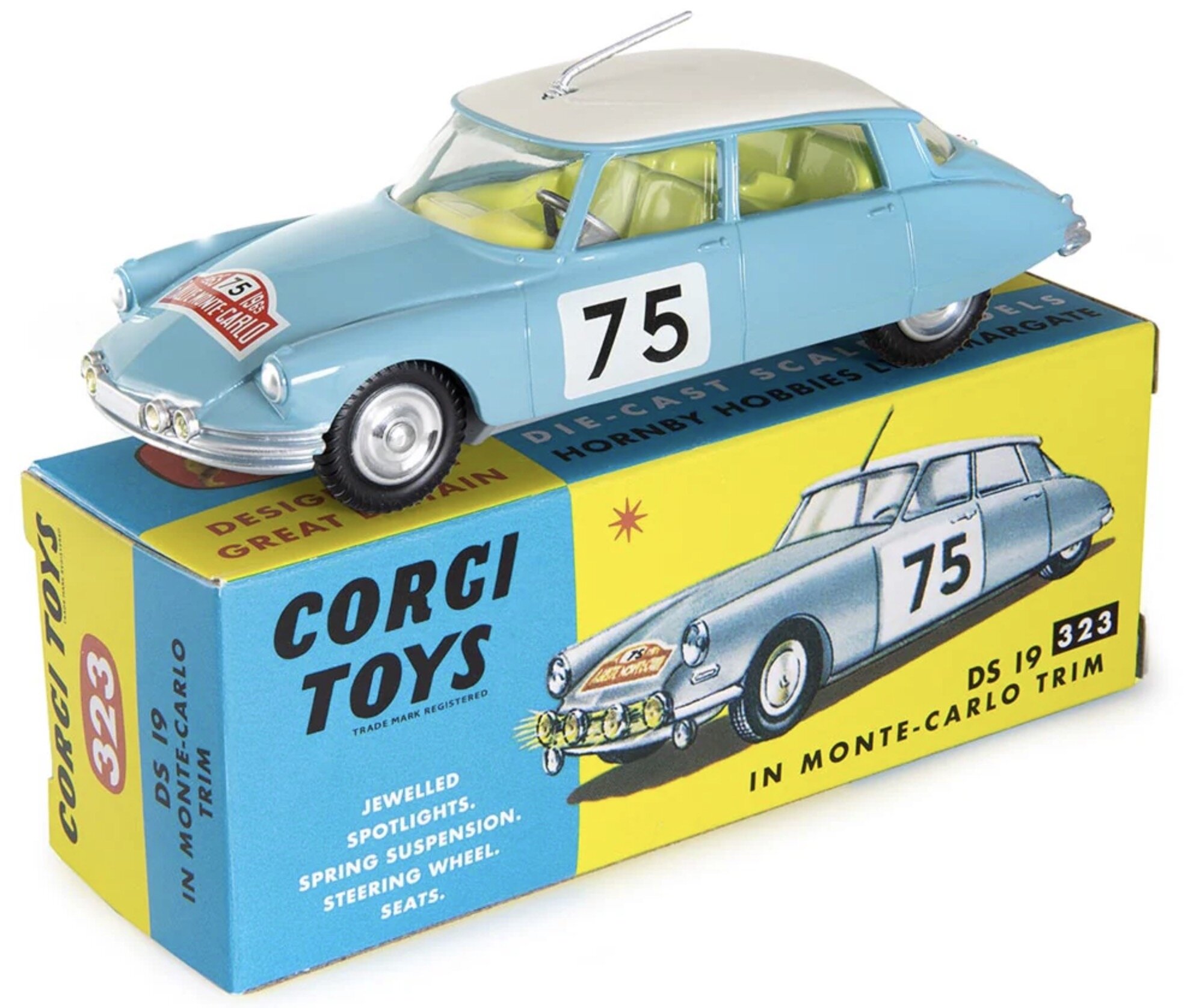 Citroen DS19 #75 RALLY MONTE CARLO